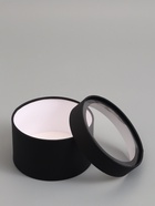 Подарочная коробка круглая, чёрная, завальцованная с окном, 16×11 см  (артикул 10973632)  большой выбор товаров оптом и в розницу по низким ценам с доставкой