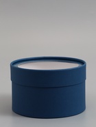 Подарочная коробка круглая, морской, завальцованная с окном, 16×11 см  (артикул 10973637)  большой выбор товаров оптом и в розницу по низким ценам с доставкой