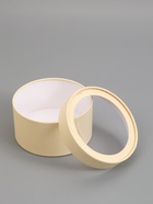 Набор подарочных коробок 2 в 1 круглых, сливочная, с окном, 21×11 - 18×10 см  (артикул 10973639)  большой выбор товаров оптом и в розницу по низким ценам с доставкой