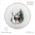 УЦЕНКА Салатник "Зимний лес" 650мл, 20,2х3,6см - Фото 1