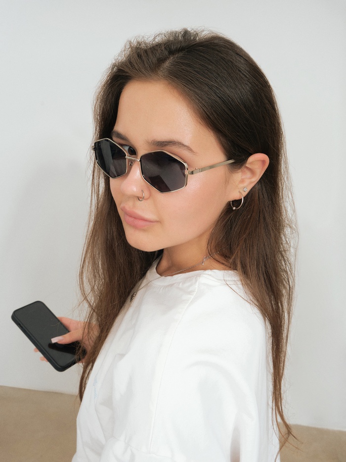 Очки солнцезащитные OneSun, uv 400, футляр, салфетка - Фото 1