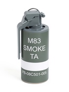 Граната дымовая «М83», страйкбольная, с активной чекой, 120 г смеси - Фото 1