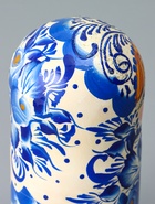 УЦЕНКА Матрёшка «Гжель», синее платье, 5 кукольная, 18 см - Фото 5