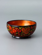 УЦЕНКА Салатник, средний, 14×7.5 см, хохлома - Фото 2