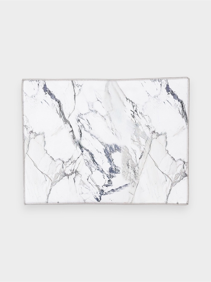 Коврик для сушки посуды «Мрамор», 50×38 см - Фото 1