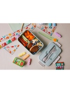 УЦЕНКА Ланч бокс, в школу, контейнер для еды, 800 мл, с приборами, 12 х 7.6 х 20 см, голубой 1100288 - Фото 8