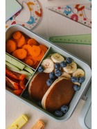 УЦЕНКА Ланч бокс, в школу, контейнер для еды, 800 мл, с приборами, 12 х 7.6 х 20 см, голубой 1100288 - Фото 9