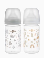 Бутылочка для кормления, широкое горло Ø50 мм, +3мес., 260 мл, набор 2 шт. M&B - фото 122244806