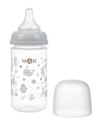 Бутылочка для кормления, широкое горло Ø50 мм, +3мес., 260 мл, набор 2 шт. M&B - фото 122244808