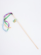 Дразнилка - удочка «Салют из норки c ленточками», на деревянной палочке  (артикул 10990934)  большой выбор товаров оптом и в розницу по низким ценам с доставкой