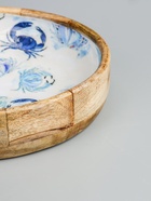 УЦЕНКА Блюдо «Крабы» дерево манго 25×25×4.5 см - Фото 3