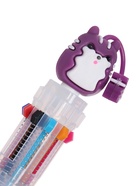 Ручка шариковая «Зверушки», автоматическая, 10-ти цветная, МИКС - фото 121985820