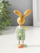 Фигурка полистоун «Зайчик в зеленый комбинезоне, с жёлтым сердцем», 13 см  (артикул 10927826)  большой выбор товаров оптом и в розницу по низким ценам с доставкой