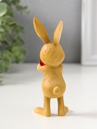 Фигурка полистоун «Зайчик держит красное сердце в лапках», 13 см - Фото 3