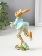 Фигурка полистоун «Зайчик в голубом пиджаке с декоративной капустой», 15 см  (артикул 10927841)  большой выбор товаров оптом и в розницу по низким ценам с доставкой