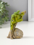 Фигурка полистоун «Лягушонок на дереве с ящерицей на спине», 12.5 см  (артикул 10927844)  большой выбор товаров оптом и в розницу по низким ценам с доставкой