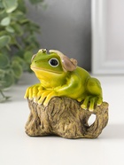Фигурка полистоун «Лягушонок на коряге с улитками на ушах», 9.5 см  (артикул 10927845)  большой выбор товаров оптом и в розницу по низким ценам с доставкой