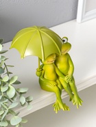 Фигурка настольная полистоун «Влюблённые лягушата под зонтом», на полку, 14 см  (артикул 10927846)  большой выбор товаров оптом и в розницу по низким ценам с доставкой