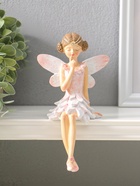 Фигурка настольная полистоун «Девочка-бабочка в светло-розовом платье», на полку, 17 см  (артикул 10927851)  большой выбор товаров оптом и в розницу по низким ценам с доставкой