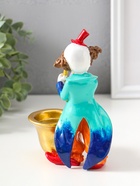 Фигурка - подсвечник на 1 свечу «Клоун играет на трубе», полистоун, яркий разноцветный, 17 см  (артикул 10927865)  большой выбор товаров оптом и в розницу по низким ценам с доставкой