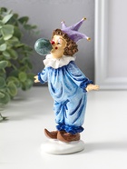 Фигурка полистоун «Клоун надувает шарик», сине-фиолетовый, 16.5 см  (артикул 10927869)  большой выбор товаров оптом и в розницу по низким ценам с доставкой