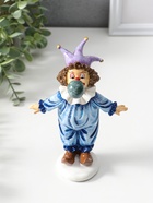 Фигурка полистоун «Клоун надувает шарик», сине-фиолетовый, 16.5 см - Фото 3