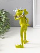 Фигура полистоун «Лягушонок с веточкой и птичками», 22 см  (артикул 10927874)  большой выбор товаров оптом и в розницу по низким ценам с доставкой