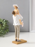 Фигура полистоун «Влюблённые - я буду носить тебя на руках», 29.5 см  (артикул 10927877)  большой выбор товаров оптом и в розницу по низким ценам с доставкой