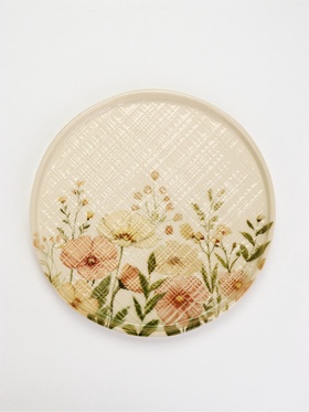Тарелка керамическая плоская «Нежность природы», 21.2 см