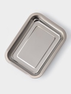 Противень, 27×20 см, h=4 см, AISI 410, толщина 0.4 мм, нержавеющая сталь, хромированный - Фото 2