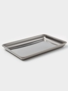 Противень, 60×40 см, h=4 см, AISI 410, толщина 0.4 мм, нержавеющая сталь, хромированный - Фото 1