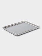 Противень, 50×40 см, h=2 см, AISI 410, толщина 0.4 мм, нержавеющая сталь, хромированный - Фото 2