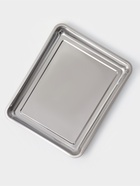 Противень, 50×40 см, h=4 см, AISI 410, толщина 0.4 мм, нержавеющая сталь, хромированный - Фото 3