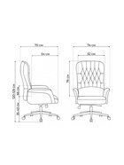 Компьютерное кресло Oxford ivory - фото 121985921