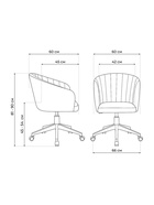 Компьютерное кресло «Тибо», 600×600×810 мм, цвет аквамарин - Фото 2