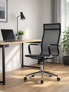 Компьютерное кресло Reus сетка черный / хром - фото 121986007