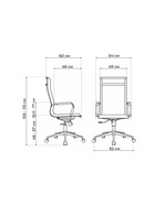 Компьютерное кресло Reus сетка черный / хром - фото 121986008