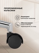 Компьютерное кресло Reus, 540×600×1050 мм, цвет черный / хром - Фото 7