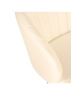 Компьютерное кресло «Пард», 590×600×780 мм, экокожа, цвет слоновая кость - фото 121986053