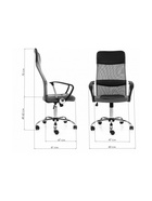 Компьютерное кресло Arano, 600×610×1150 мм, цвет серый - Фото 2