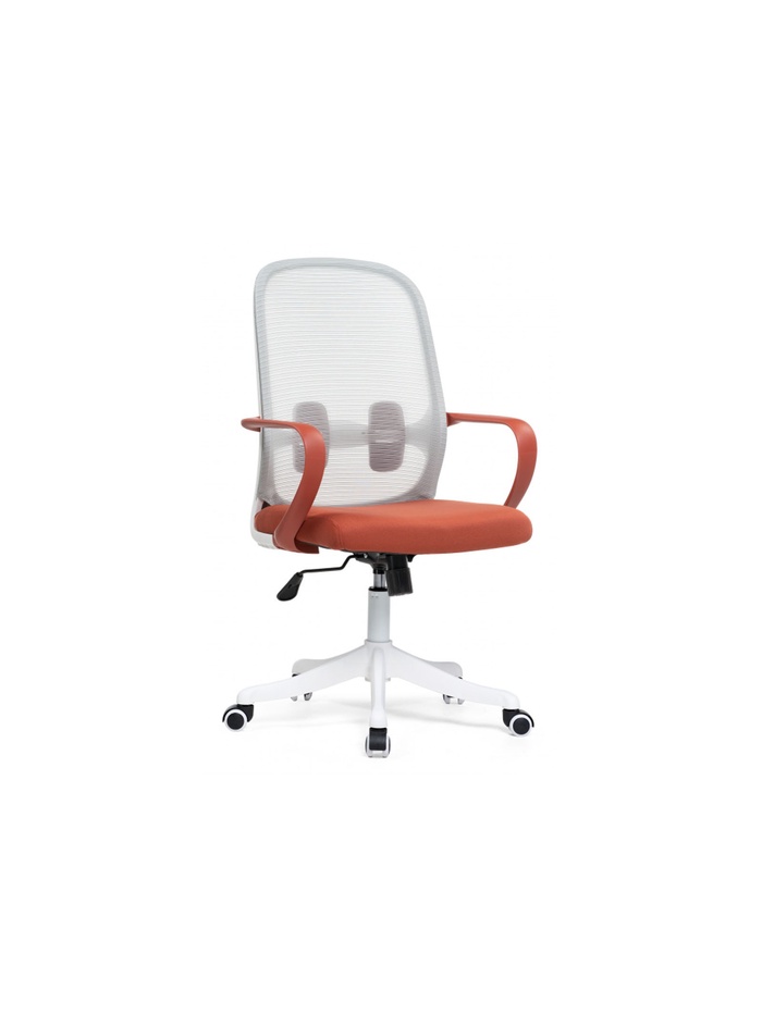 Компьютерное кресло Bust, 600×600×1020 мм, цвет серый / красный / белый - Фото 1