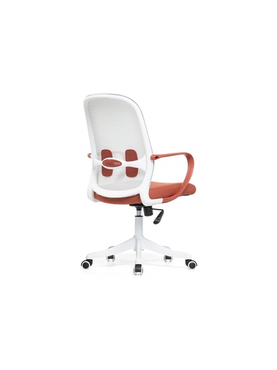 Компьютерное кресло Bust, 600×600×1020 мм, цвет серый / красный / белый