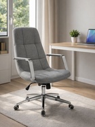 Компьютерное кресло Cradle, 600×700×1020 мм, цвет шенилл серый - Фото 8