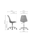 Компьютерное кресло Kolin cappuccino / chrome - Фото 2