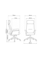 Компьютерное кресло Leo light gray / dark gray - фото 121986295