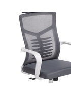 Компьютерное кресло Montana, 620×580×1180 мм, цвет темно-серый / белый - фото 121986387