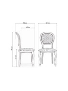 Стул мягкий для кухни Adriano, обивка жаккард, цвет вишня - Фото 2