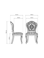 Стул деревянный Bronte вишня / патина - Фото 2