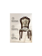 Стул деревянный Bronte вишня / патина - Фото 5