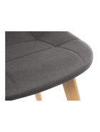 Стул для кухни Filip, обивка велюр, цвет тёмно-серый/дерево  (артикул 10997513)  большой выбор товаров оптом и в розницу по низким ценам с доставкой